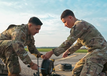 Electrical Systems Airmen power the installation