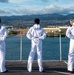 USS Carl Vinson (CVN 70) Sailors Man the Rails during RIMPAC 2024