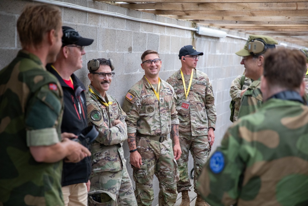 Competitors receive a safety brief