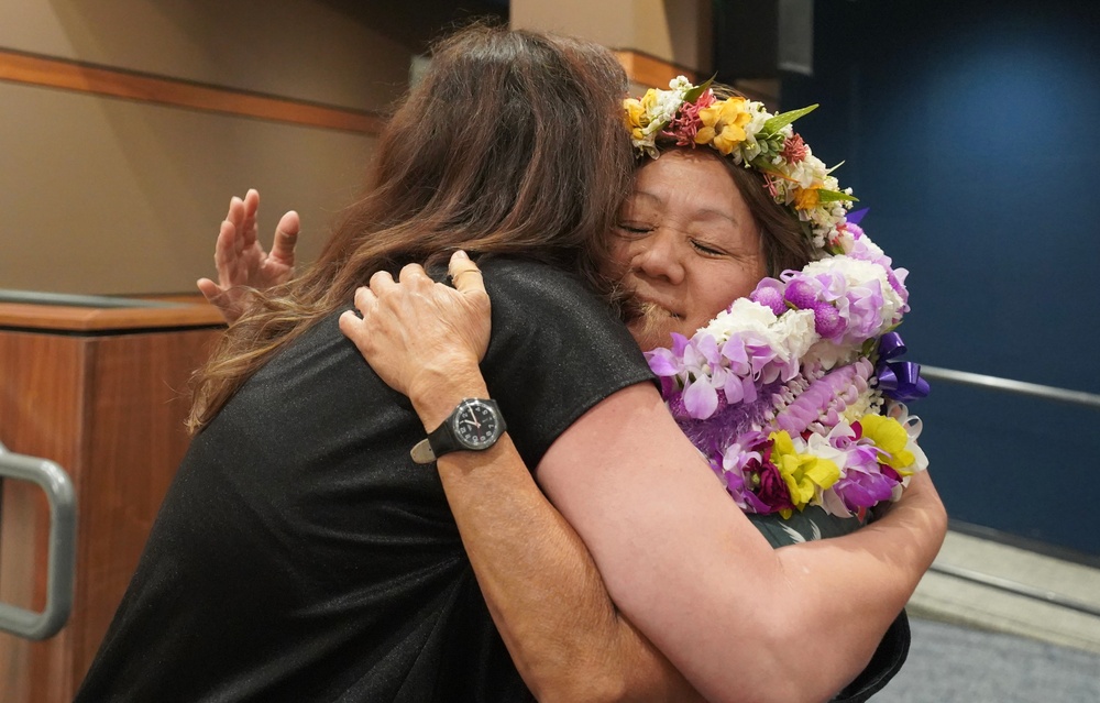 Charlene Fukushima Retires from Pearl Harbor Naval Shipyard After 47 years of Service.