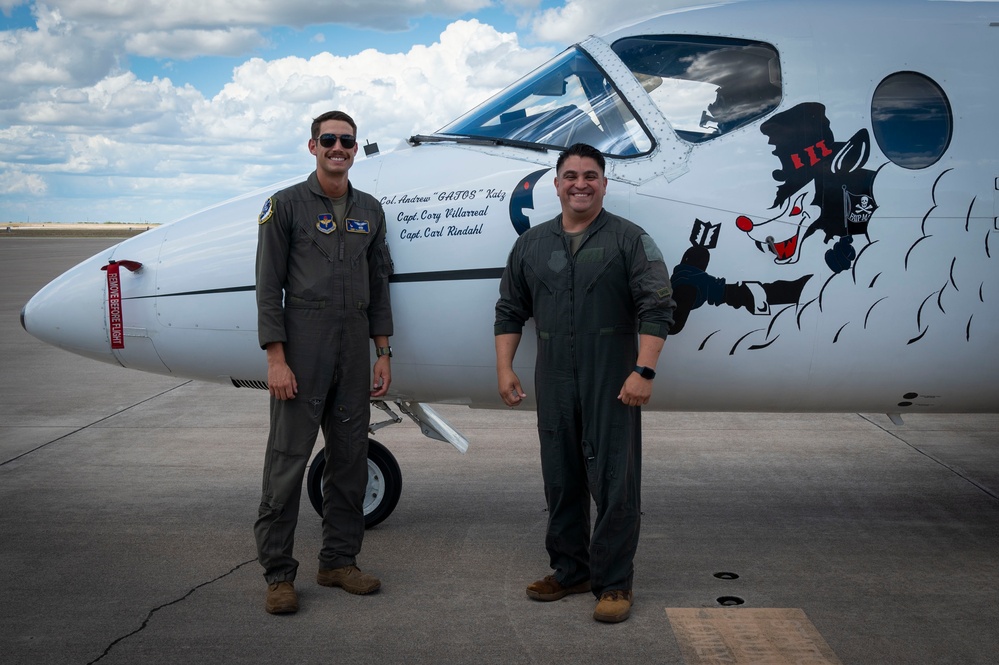 Laughlin First Assignment Instructor Pilot takes historical final flight