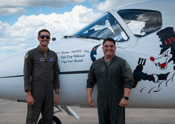 Laughlin First Assignment Instructor Pilot takes historical final flight