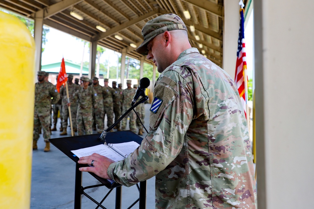 Sustainment Soldiers Host Change of Responsibility