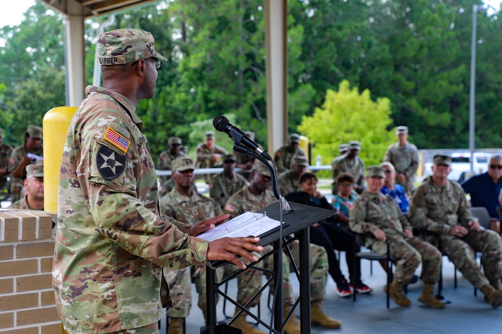 Sustainment Soldiers Host Change of Responsibility