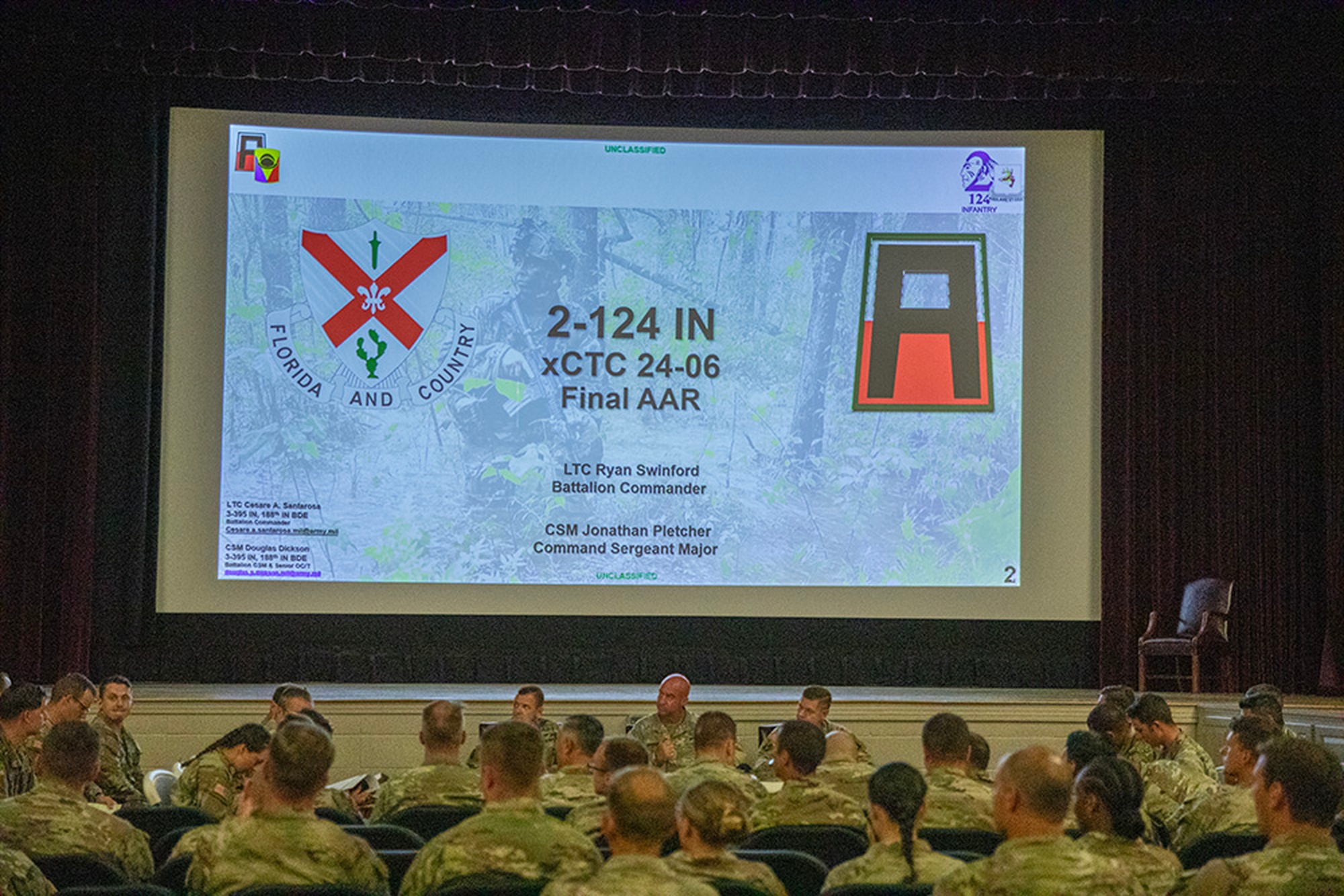 DVIDS - Images - 2-124 conduct after action report following XCTC 