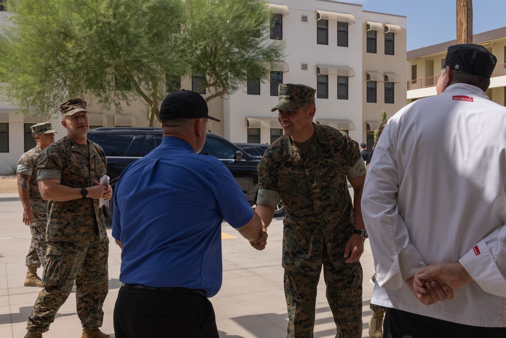 Sergeant Major of the Marine Corps Carlos A. Ruiz visits MCAS Yuma