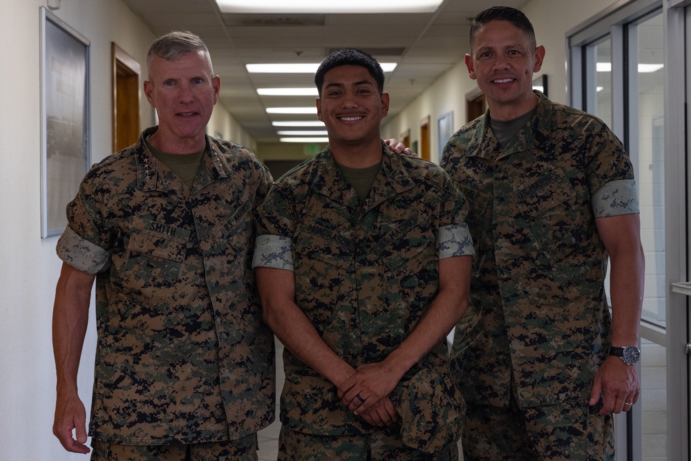 Sergeant Major of the Marine Corps Carlos A. Ruiz visits MCAS Yuma