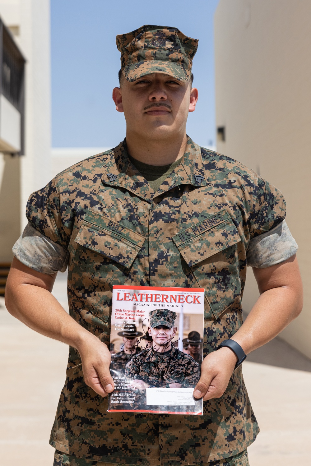 Sergeant Major of the Marine Corps Carlos A. Ruiz visits MCAS Yuma