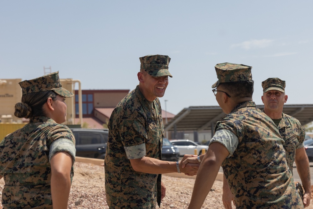 Sergeant Major of the Marine Corps Carlos A. Ruiz visits MCAS Yuma