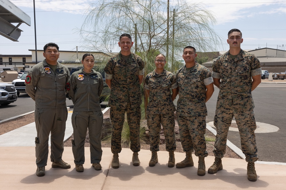 Sergeant Major of the Marine Corps Carlos A. Ruiz visits MCAS Yuma