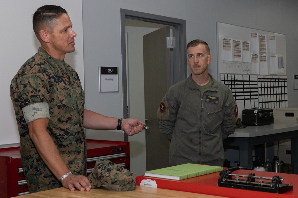 Sergeant Major of the Marine Corps Carlos A. Ruiz visits MCAS Yuma