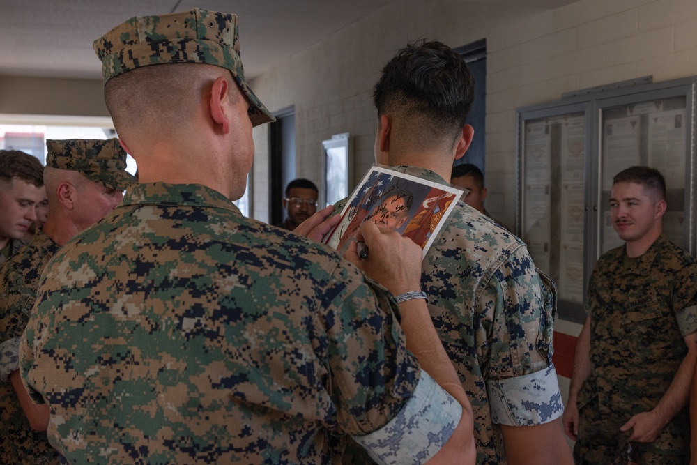 Sergeant Major of the Marine Corps Carlos A. Ruiz visits MCAS Yuma