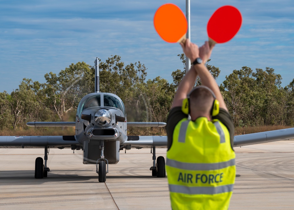 COMPACAF and RAAF Chief of Air Force visits Base Tindal during Pitch Black 24