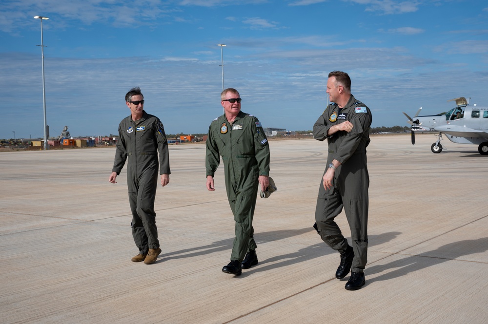 COMPACAF and RAAF Chief of Air Force visits Base Tindal during Pitch Black 24