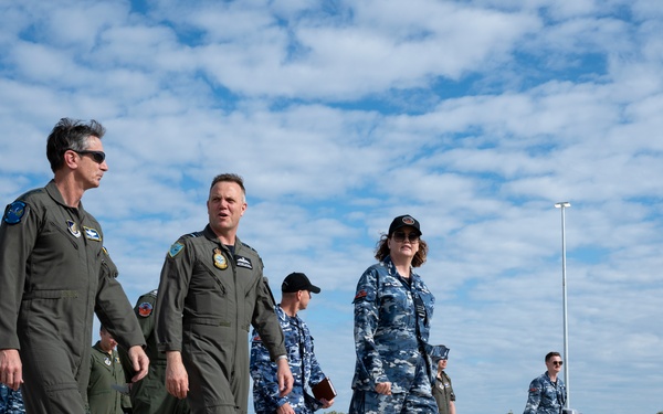 COMPACAF and RAAF Chief of Air Force visits Base Tindal during Pitch Black 24