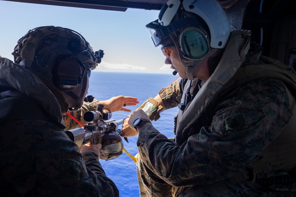 Scout Snipers provide coverage for VBSS exercise