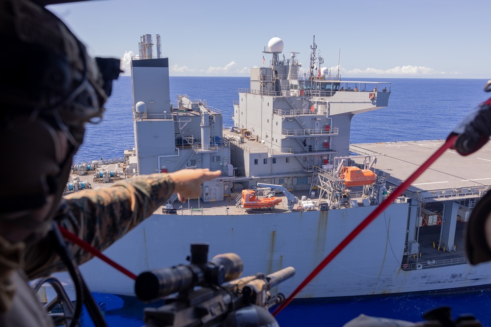 Scout Snipers provide coverage for VBSS exercise