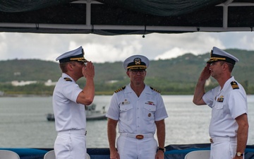 USS Springfield Holds Change of Command