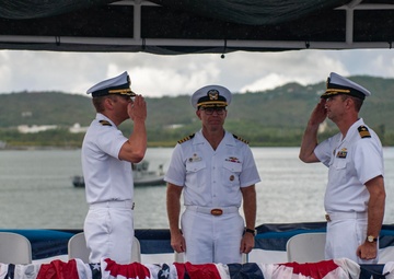 USS Springfield Holds Change of Command