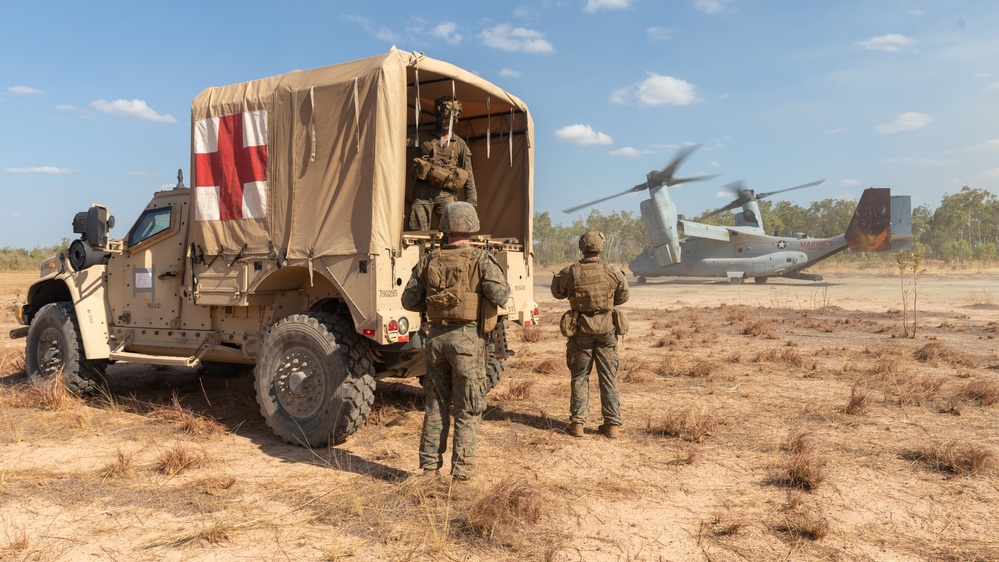 MRF-D 24.3: CLB-5 (Rein.) Sailors respond to simulated mass casualties during Exercise Predator’s Run 24