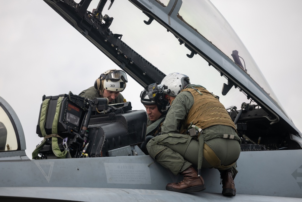 An Opportunity of a Lifetime | Marines with VMFA(AW)-224 Experience Flight in an F/A-18 Hornet During an Incentive Flight