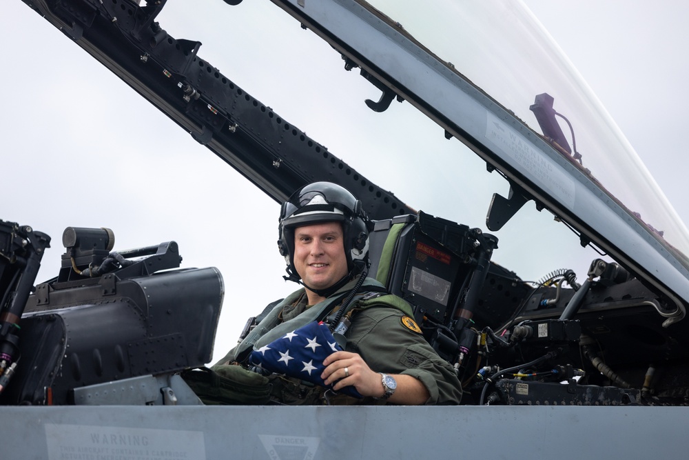 An Opportunity of a Lifetime | Marines with VMFA(AW)-224 Experience Flight in an F/A-18 Hornet During an Incentive Flight