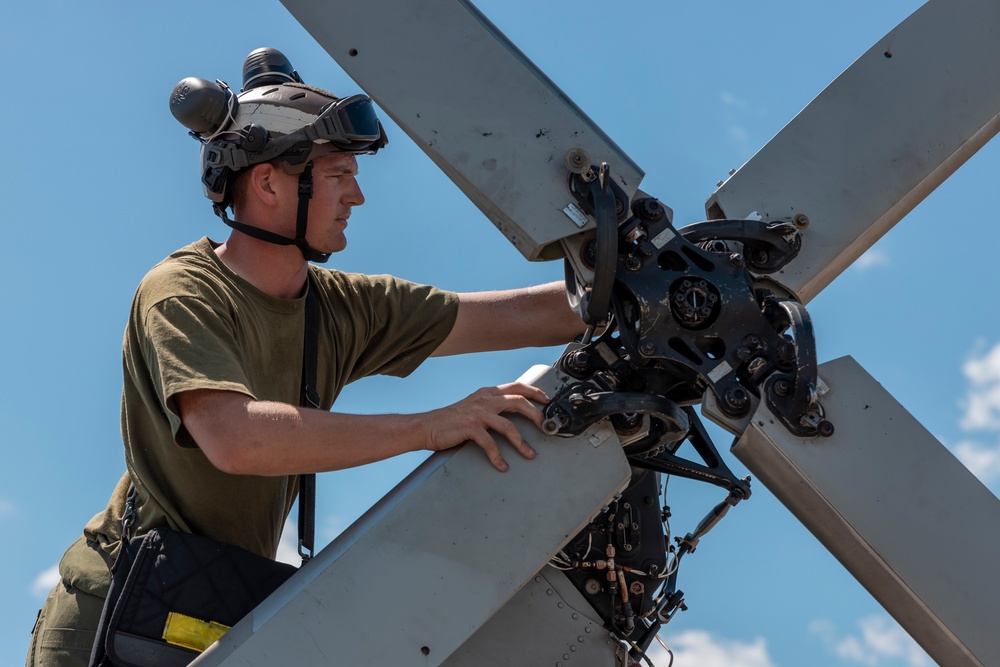 RD24 | HMLA-367, Aircraft Maintenance at Camp Metabaru