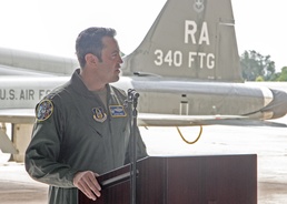 Straw assumes command of 340th FTG