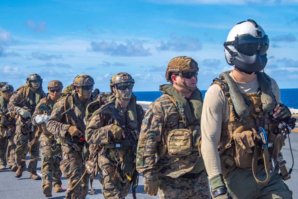 MV-22B Flight Operations Aboard USS America (LHA 6)