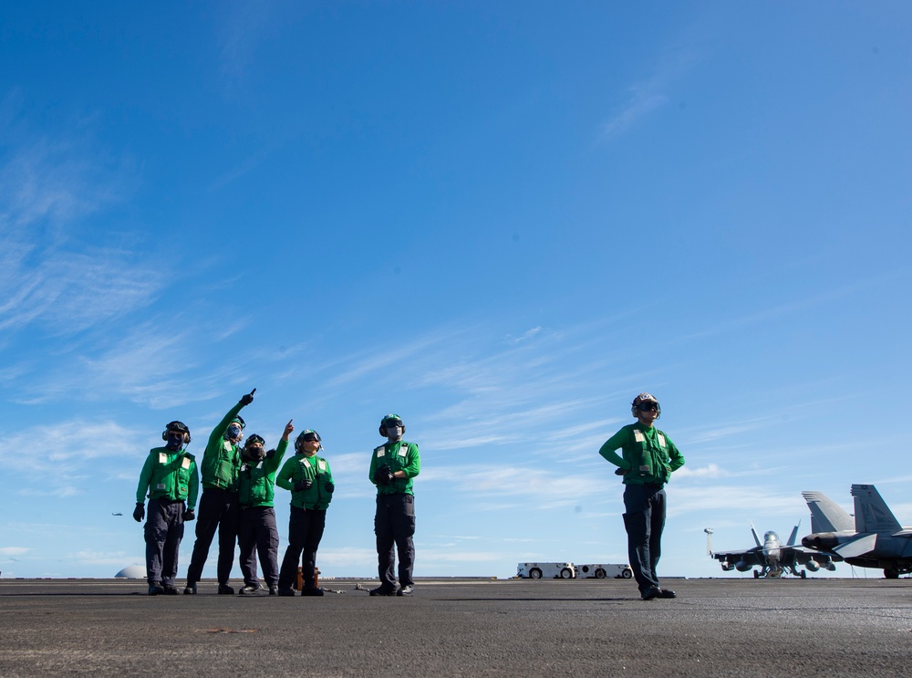 USS Carl Vinson (CVN 70) Sailors Observe Flight Operations During RIMPAC 2024.