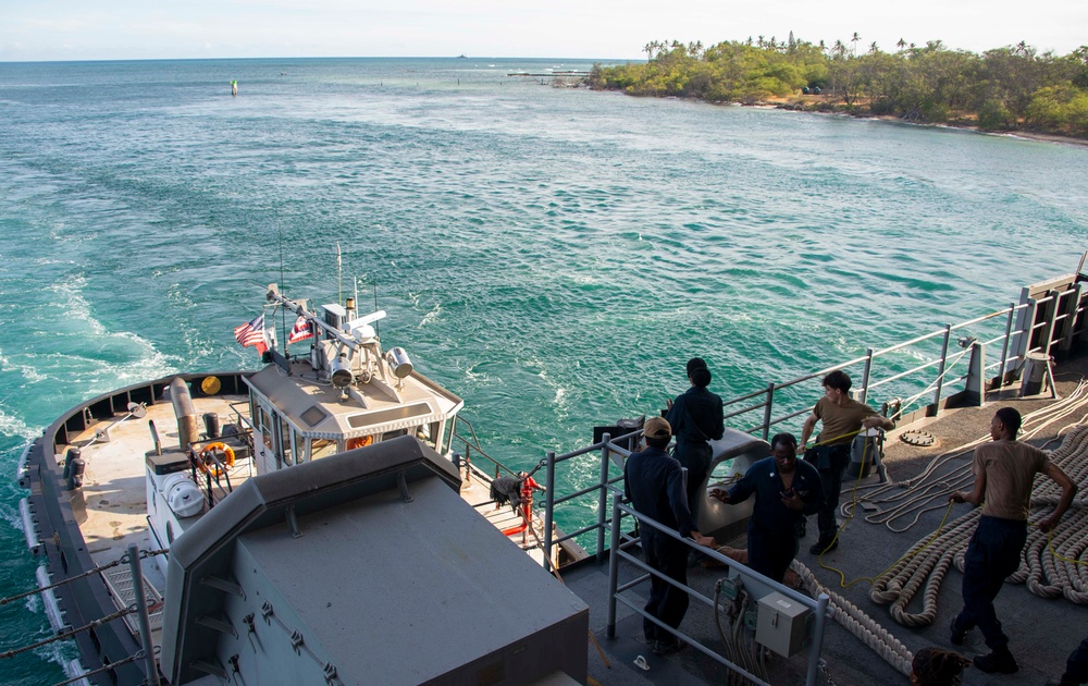 USS Carl Vinson (CVN 70) Prepares to Pull into Pearl Harbor, Hawaii During RIMPAC 2024.