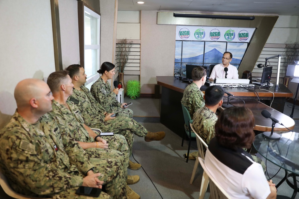 Pacific Partnership Visits Radio Station in Legazpi