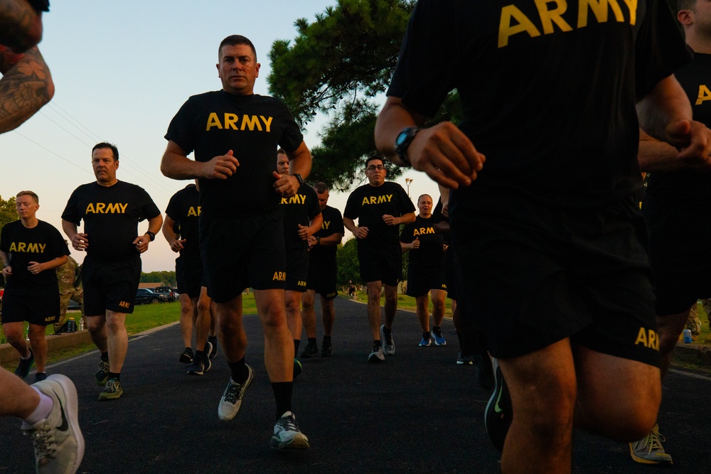 Off the grass and on the field: Future Sergeants Major model the standard