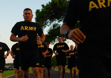Off the grass and on the field: Future Sergeants Major model the standard