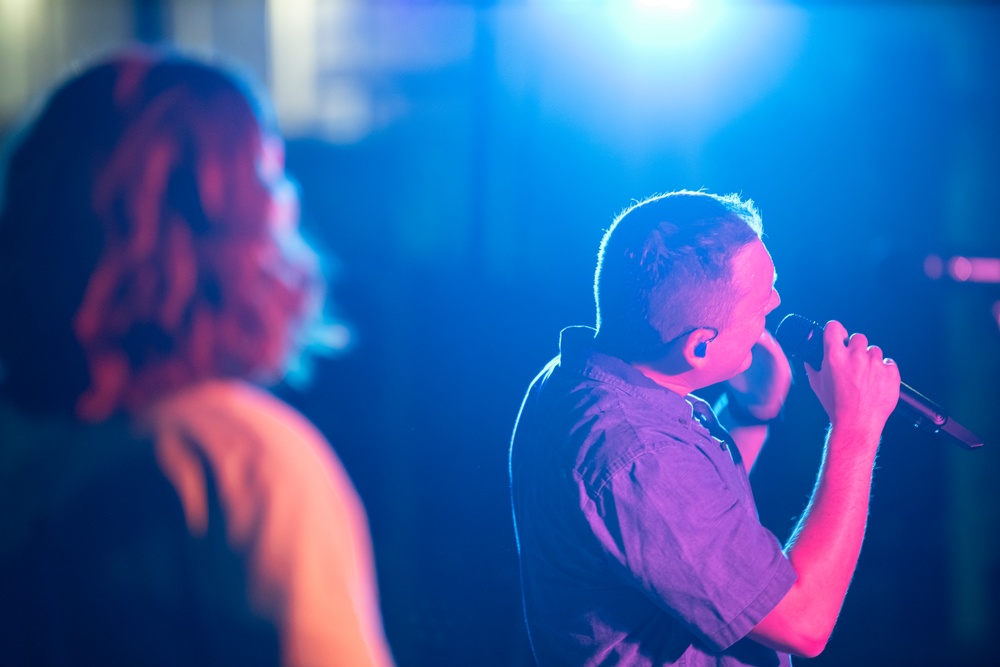 AFCENT Band Performs for Deployed Service Members