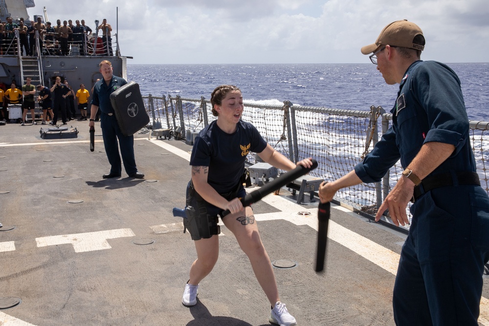 O’Kane Sailors conduct security training