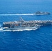 USS Carl Vinson (CVN 70) Conducts a Multi-national Replenishment-at-Sea During RIMPAC 2024.
