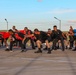 Japanese soldiers perform a cultural demonstration during multilateral peacekeeping exercise Khaan Quest 24