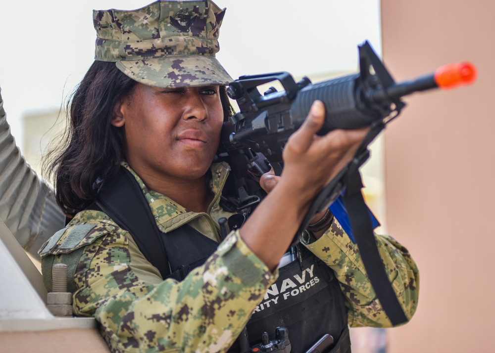 NSA Bahrain NSF Conducts Security Drill