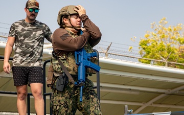 Patrol Forces Southwest Asia conduct Water Survival Training