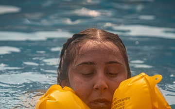 Patrol Forces Southwest Asia conduct Water Survival Training