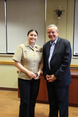 Dr. Lester Martinez-Lopez Visits Navy Medicine Readiness and Training Command, U.S. Naval Hospital Naples