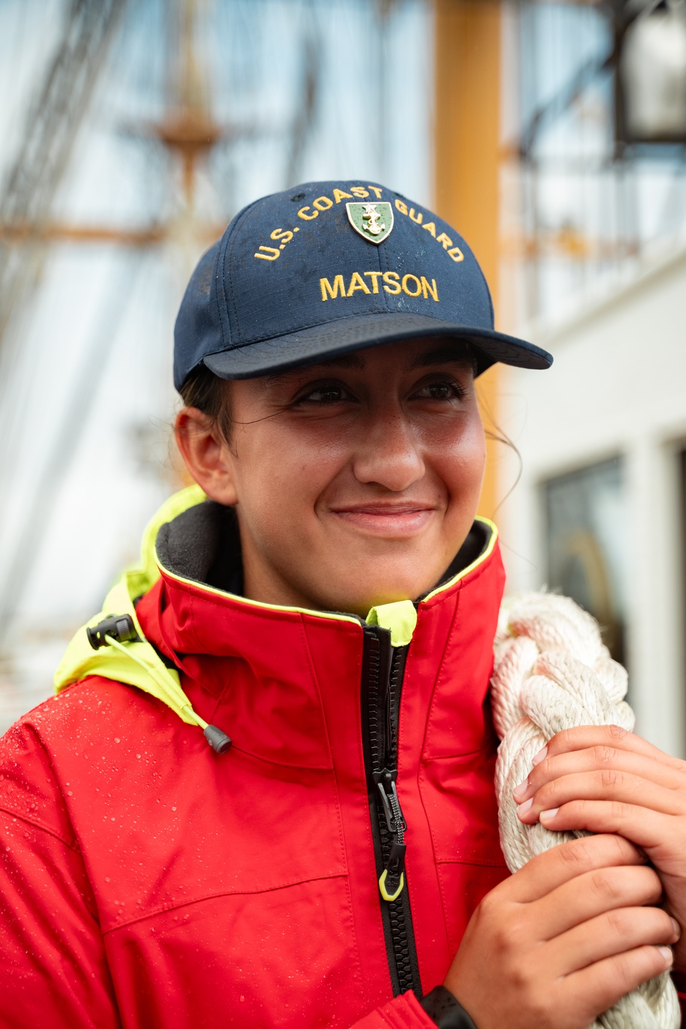 U.S. Coast Guard Cutter Eagle sets sail