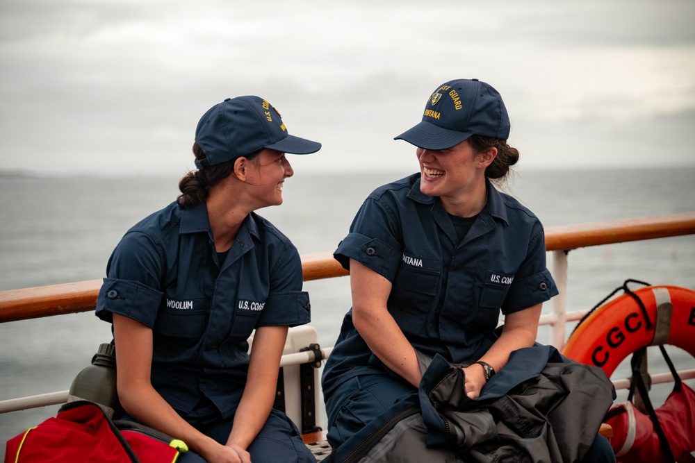 U.S. Coast Guard Cutter Eagle sets sail