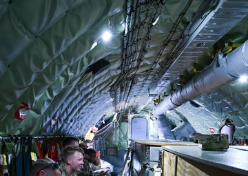 Airmen From the 186 Air Refueling Wing Participate in an Orientation Flight