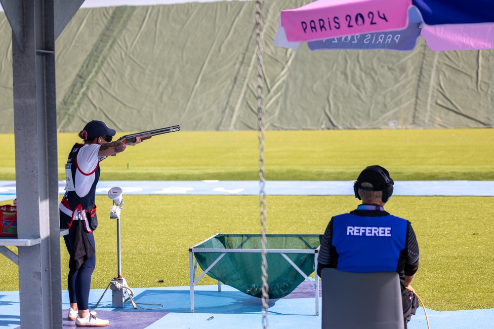Staff Sgt. Rachel Tozier Women's Olympic Trap Qualifiers Part 2