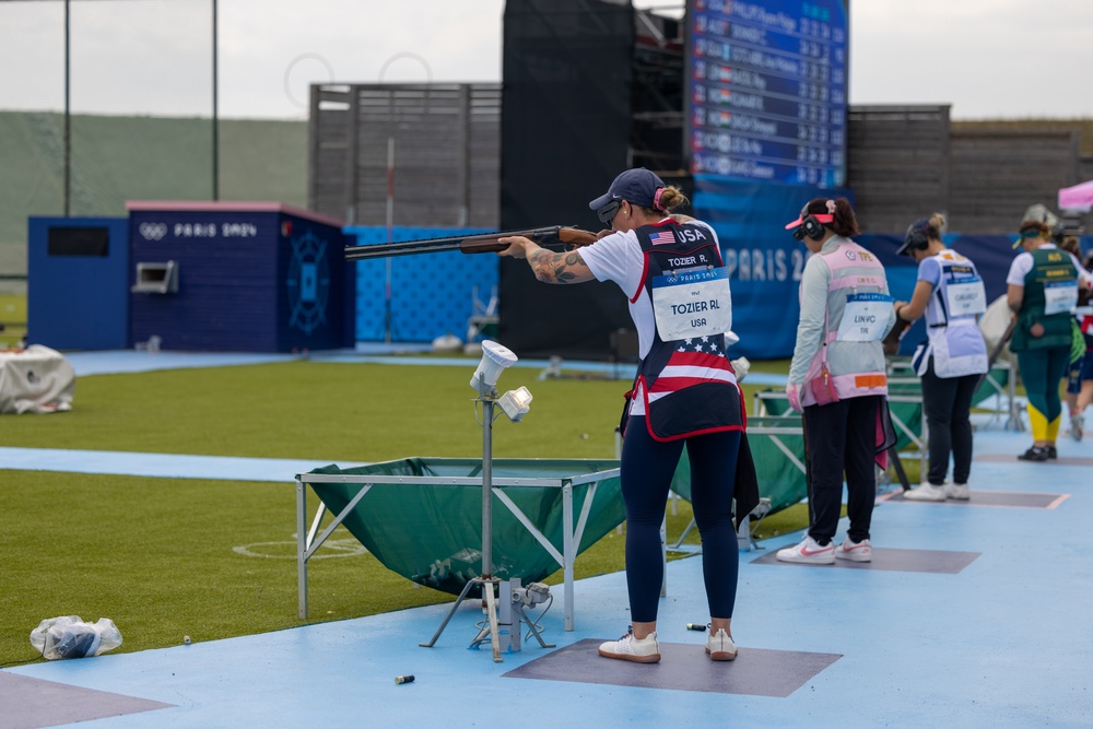 Staff Sgt. Rachel Tozier Women's Olympic Trap Qualifiers Part 2
