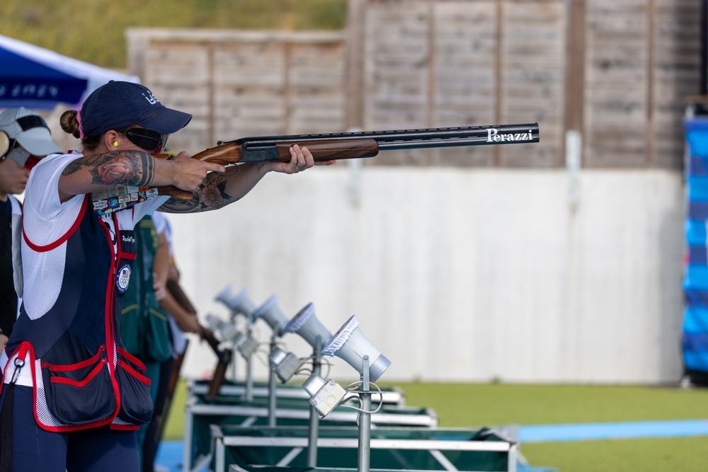 Staff Sgt. Rachel Tozier Women's Olympic Trap Qualifiers Part 2