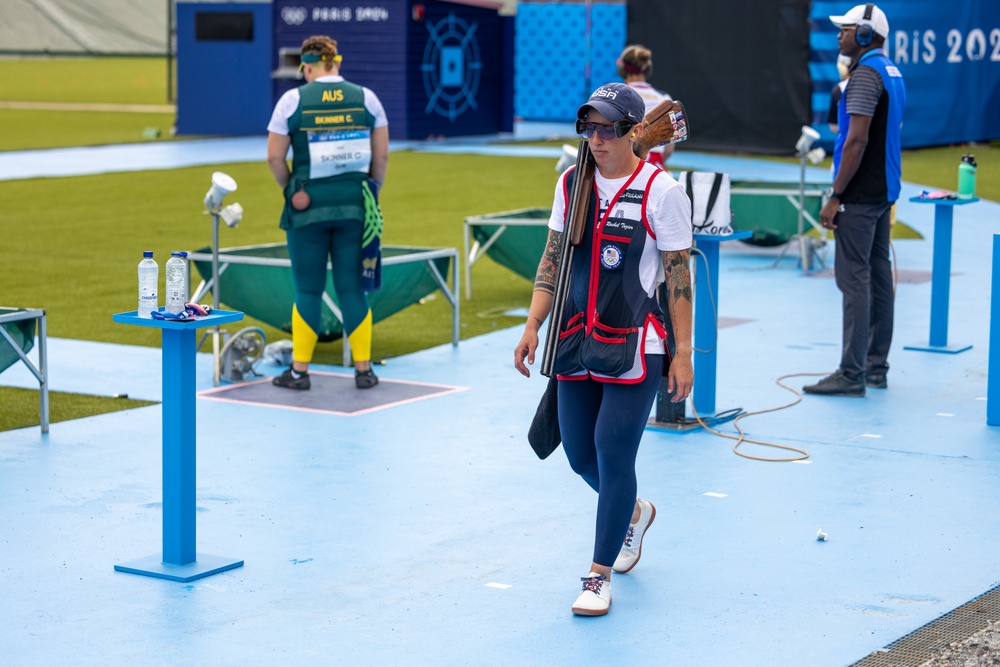 Staff Sgt. Rachel Tozier Women's Olympic Trap Qualifiers Part 2