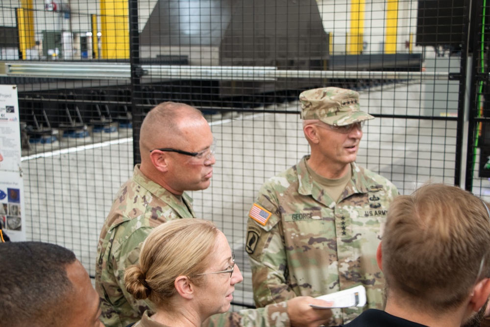 Chief of Staff of the Army and Sgt. Maj. of the Army make monumental visit to Rock Island Arsenal to discuss advanced manufacturing and modernization at RIA-JMTC